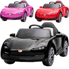 Carro Carrinho Elétrico Infantil 12V Controle Remoto Luz Som Música Bivolt Menino Menina