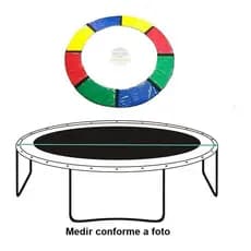 Protetor De Molas Para Cama Elástica 3,66 / 3,70 Metros