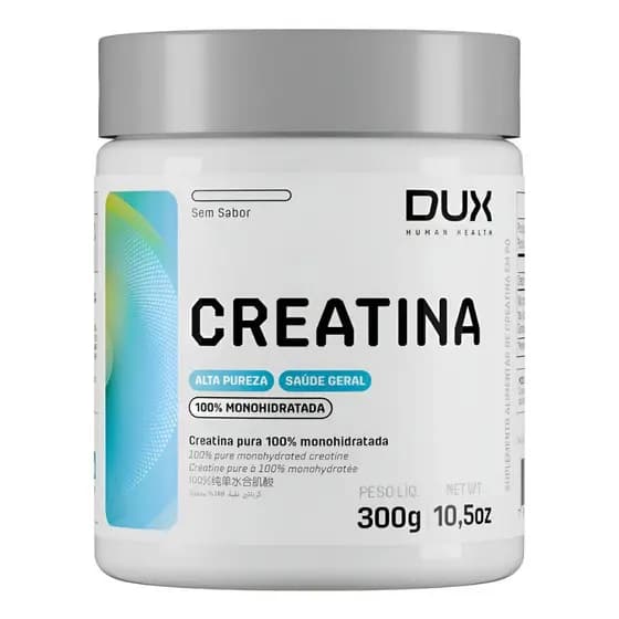 Creatina Dux Nutrition 300gr Monohidratada Pura Sabor Neutro