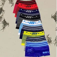 kit 3-6-12 Cuecas boxer infantil de microfibra, cuecas boxer infantil estampadas, várias cores enviadas aleatoriamente
