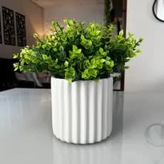 Vaso Decorativo com Folhagem Permanente Para Centro de Mesa