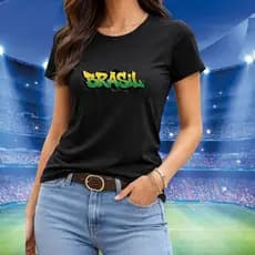 Camisa Camiseta Brasil Malha Premium 30.1 Lançamento Novidade