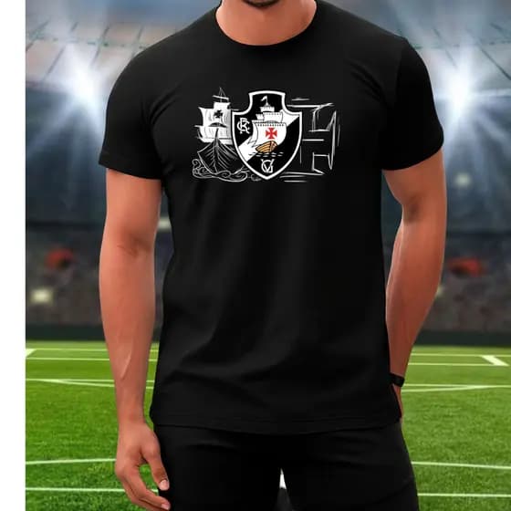 Camiseta Time Futebol Carioca Malha 30.1 100% Algodão