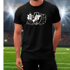 Camiseta Time Futebol Carioca Malha 30.1 100% Algodão