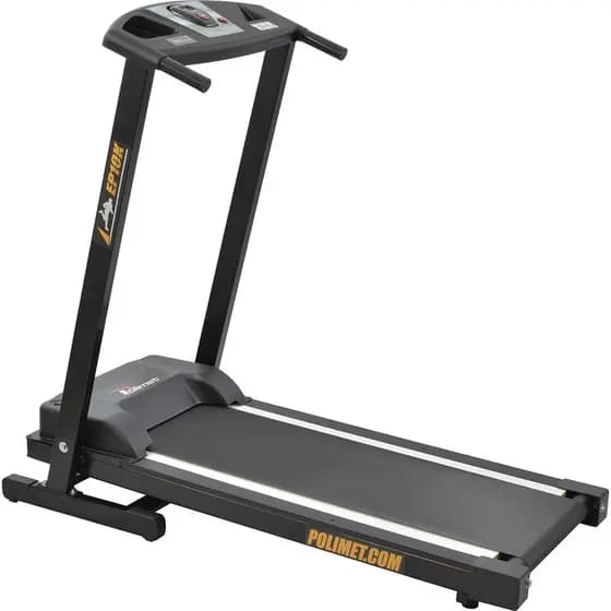 Esteira Elétrica EP-10K Dobrável Polimet Profissional Residencial Fitness BIVOLT Cor Preto