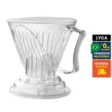 Suporte Coador de Café Acrílico Tipo Clever Tamanho 101 - Permite maior tempo de infusão