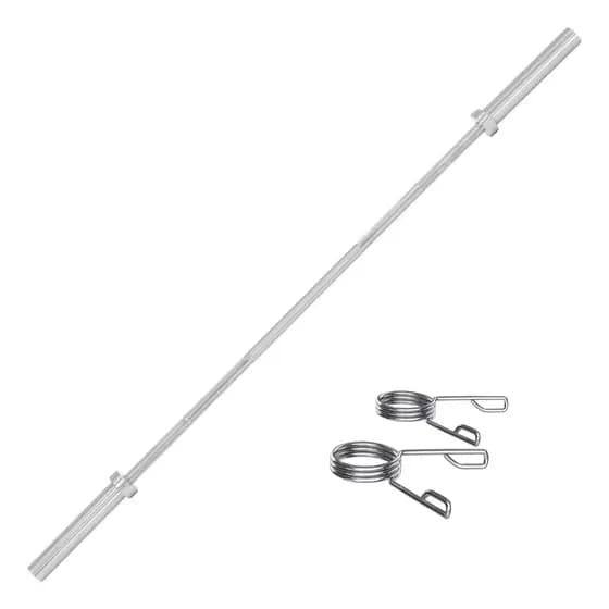 Barra Reta Olimpíca Supino Maciça 1,20m + 2 Presilhas