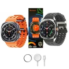Smartwatch SU01 Ultra Microwear 47mm Amoled Série 11 GPS Responde Whatsapp Atende e Faz Ligação Notificação dos Apps