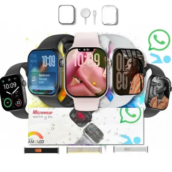 W11 Pro Smartwatch 1gb Microwear Séries 11 Whatsapp Amoled Ligações CHat gpt Notificações
