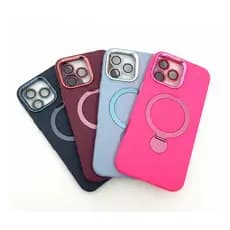 Case Compatível iPhone 16 Pro Max Lente da Câmera Alta Proteção Contra Quedas Capa Suporte Capinha