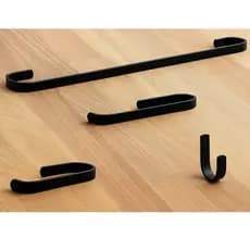 Kit Acessórios para Banheiro e Lavabo Preto – Com Porta Toalha
