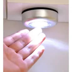 Lâmpada Adesiva de Emergência com 3 LEDs Lampada Pequena para Corredor/Armário/Closet/Parede