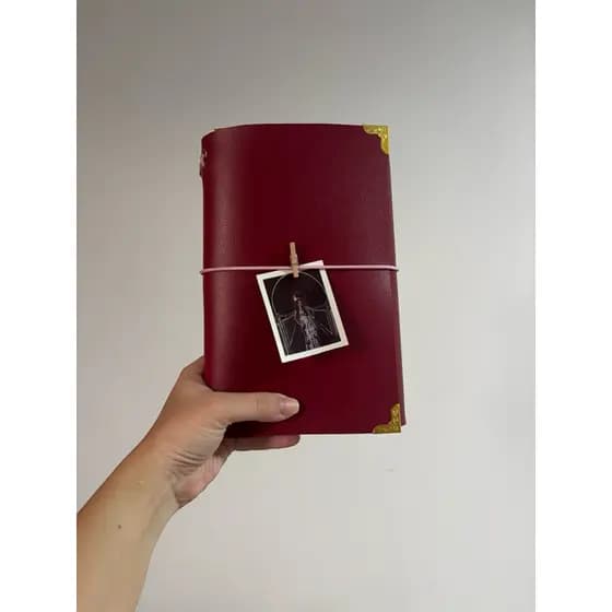 Capa Caderno A5 Capa em Couro Sintético Midori Planner Journal Agenda