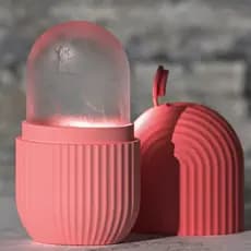 Massageador IceA Rolo Para Rosto Material de Silicone Tratamento de Poros e Rugas LOJA BELEZINHA