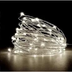 Cordão De Luz Fio Fada Lindo Iluminação Branco Frio ou Branco Quente 3 /5/ 10 metros - ENVIO IMEDIATO