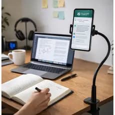 Suporte Universal Tablet iPad Celulares Articulado Flexível Para Mesa Cama