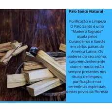Palo Santo Natural - Purificação e Limpeza