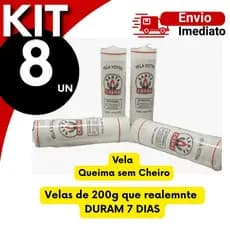 4 Velas Votivas Brancas De 7 Dias 200 G - Zp7