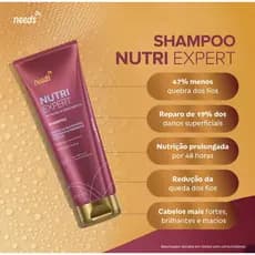 Linha  Needs Nutri Expert Shampoo 250ml + Condicionador 200ml é Mascara Capilar 250gr