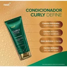 Shampoo , Condicionador e Creme para Pentear Needs Linha  Curly  Define Cachos 250ml