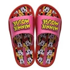 Chinelo Slide Ipanema Infantil Disney Zip Slide Vermelho/Rosa