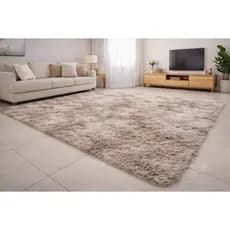 Tapete De Sala Modelo Shaggy luxo Peludo Felpudo 2,00 X 1,40  Altura 40 mm Antiderrapante