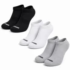Kit 3 Pares Meia Soquete Cano Curto Invisível Dry FIT Tecido Respirável Corrida Treino Academia