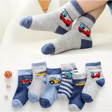 Kit 3 Pares Meia infantil Menino Algodão