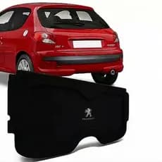 Tampão Bagagito Peugeot 206/207 Todos os Modelos Carpete Grafite ou Preto Com Furação 6x9 Cordinhas