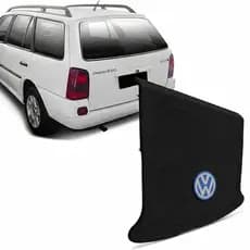 Tampão Bagagito Parati G2/G3/G4 1996-2013 Articulado Carpete Grafite Preto Cinza Claro Furação 6x9