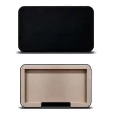 Painel Módulo De Porta Para Som Automotivo Com Passagem Para Cabos 60x40 cm - Preto