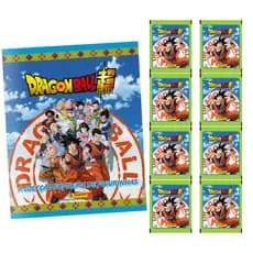 Álbum de Figurinhas Dragon Ball Brochura Com Pacotinhos - Panini
