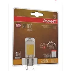 Lâmpada Led Retrô Âmbar Luxpin G9 127V 2W 2200K Kit - Avant