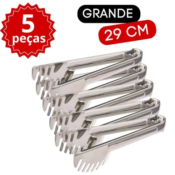 Pegadores de Massa Salada Carne Legumes Grande 29cm 100% Inox