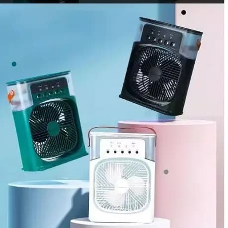 Mine ar condicionado portátil climatizador umidificador ventilador portátil USB led