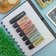 Caneta Marca Texto Stabilo Boss Nature Colors Novas Cores - Stabilo