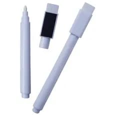 1 Caneta Giz Líquido Branca para Quadro Preto com Apagador e Imã