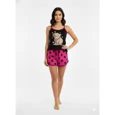 Pijama de Personagens Alça estampado Minnie , Lilo do P ao GG2 Plus