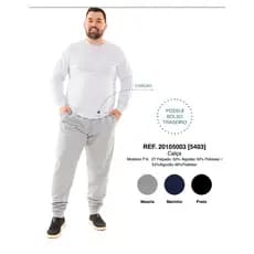 Calça Moletom Peluciada Masculina jogger Básica Inverno Plus size Extra grande G1 AO G3