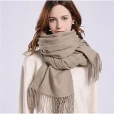 Anti-pilling cachecol  cashmere feminino de inverno com 180g