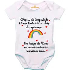 Body de Bebê Personalizado Arco-íris GB0518