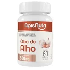 Óleo De Alho 500mg 60 Cápsulas - ApisNutri