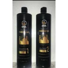 O Kit Escova Indiana - Coconut Oil - Shampoo e Gloss 1L Emmmma