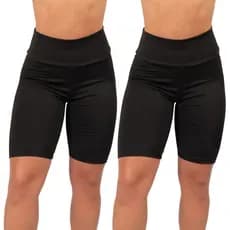 Kit 02 Bermuda Leg suplex Legging Fitness Academia Básica Caminhada