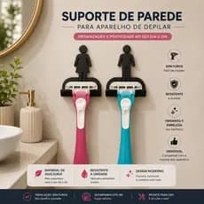 Porta-Lâmina Decorativo para Banheiro