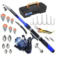 Kit Pesca Completo Vara + Molinete e acessórios