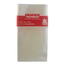 Saco Incolor Cromus 15x29 Pacote Com 100 Unidades