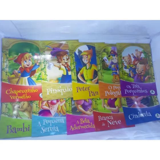 Kit Contos Clássicos - Edição Ouro - 10 Unidades Livros