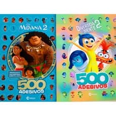 Livro + 500 Adesivos com Atividades MOANA 2 - DIVERTIDA MENTE 2 = e OUTROS MAIS = DIVERSAO
