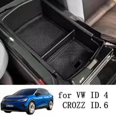 Acessórios Do Carro Para VW ID . 4 ID4 6 ID6 CROZZ 2021 2022 2023 Controle Central Caixa De Armazenamento Braço Capa Rec